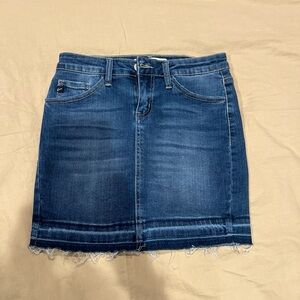 KanCan Dark Blue Mini Skirt